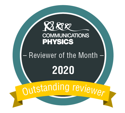 Reviewer badge 2020